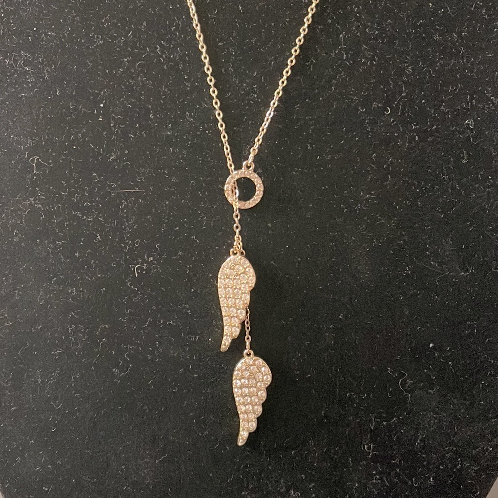 Victoria’s Secret Lariat Angel Wings Adjustable Necklace - Picture 4 of 10